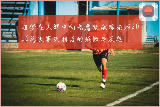 追梦在人群中向老詹致敬绿老师2016总决赛失利后的感慨与反思